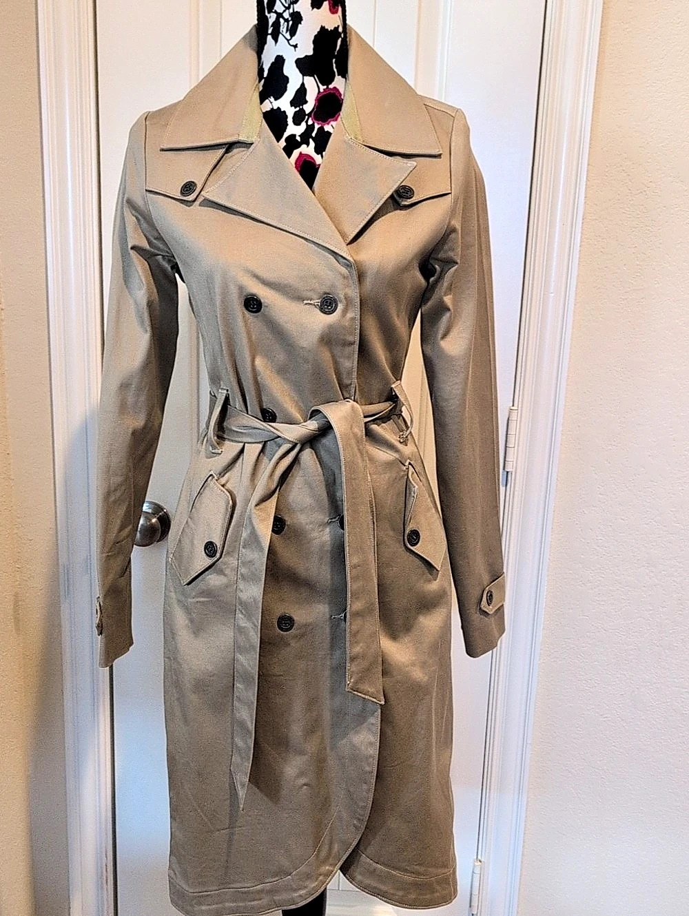 Oakley Corton Trench Coat in Khaki Like New Size XS